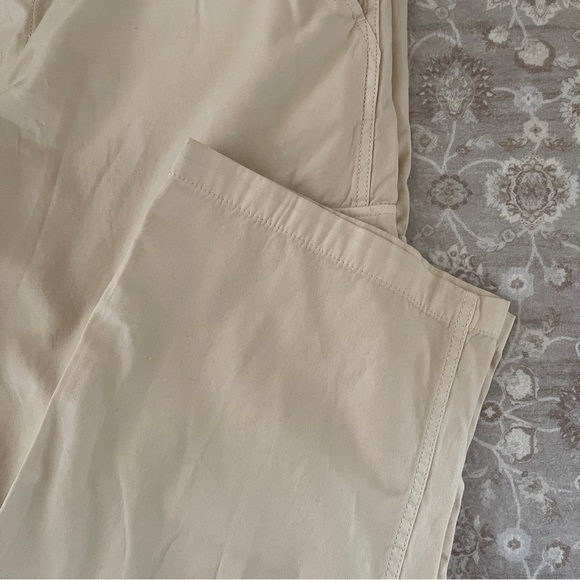 Madewell Women's Garment-Dyed Low-Slung Straight Cargo Pants Size 33 - Picture 10 of 12